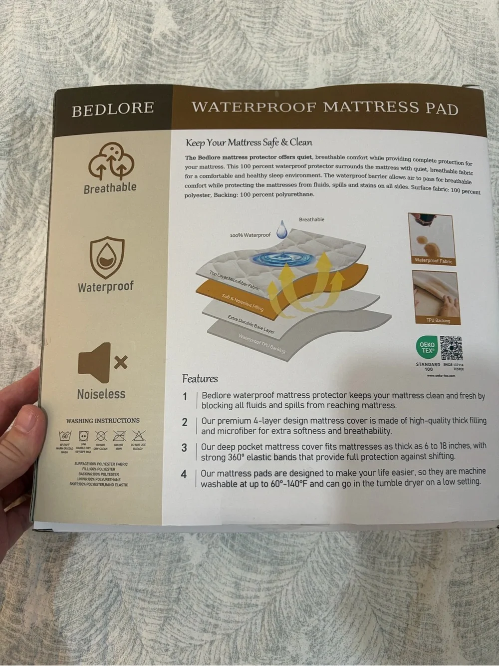 Mattress pad new unopened.
